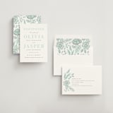 "Over the Moon" - Save the Dates in Seafoam by Snow and Ivy - Assembled