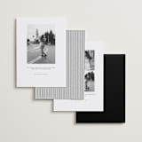 "Classic Charm" - Save the Dates in Midnight by Stacey Meacham - Back of Card Options