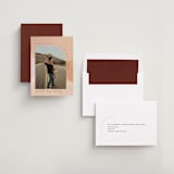 "textural waterfall" - Save the Dates in Peaches & Cream by Carrie Moradi - Assembled