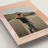 "textural waterfall" - Save the Dates in Peaches & Cream by Carrie Moradi - Detail