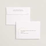 "textural waterfall" - Save the Dates in Peaches & Cream by Carrie Moradi - FREE Recipient Addressing