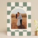 "RETRO ARCH" - Save the Dates in Grass by Baumbirdy - Front
