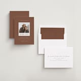"Patina" - Save the Dates in Rust by Ekko Studio - Assembled