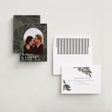 "Shade Garden" - Save the Dates in Moss by Laura Hankins - Assembled