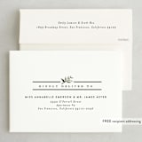 "Botanical Name Plate" - Save the Dates in Blush by Shiny Penny Studio - FREE Recipient Addressing