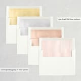 "Botanical Name Plate" - Save the Dates in Blush by Shiny Penny Studio - Envelope Liner Options