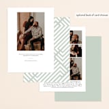 "Merry All Year." - Save the Dates in Eucalyptus by Pink House Press - Back of Card Options