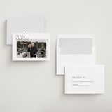 "Overlapped" - Save the Dates in Silk by Kelly Schmidt - Assembled