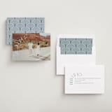 "Curved Date" - Save the Dates in Pearl by Brooke Chandler - Assembled