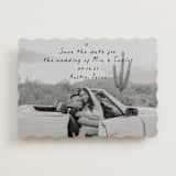 "Noted" - Save the Dates in Noir by Olivia Raufman - Front