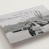 "Noted" - Save the Dates in Noir by Olivia Raufman - Detail