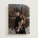 "Lettra" - Save the Dates in Pearl by Up Up Creative - Front