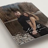"Lettra" - Save the Dates in Pearl by Up Up Creative - Detail