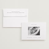 "Understated Elegance" - Save the Dates in Snow by AK Graphics - Save the Date with Envelope