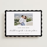 "Main Event" - Save the Dates in Onyx by Devika Keskar - Front