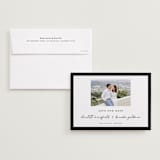 "Main Event" - Save the Dates in Onyx by Devika Keskar - Save the Date with Envelope