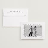 "Showered" - Save the Dates in Graphite by Claudia Orengo - Save the Date with Envelope