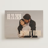 "Ensemble" - Save the Dates in Honey by letterfix - Front