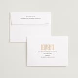 "Ensemble" - Save the Dates in Honey by letterfix - FREE Recipient Addressing