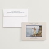 "Bermuda" - Save the Dates in Beach Blue by Ani Somi - Save the Date with Envelope