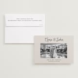 "Camellia" - Save the Dates in Tuxedo by Megan Davis - Save the Date with Envelope