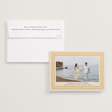 "Negroni" - Save the Dates in Sunflower by Megan Davis - Save the Date with Envelope