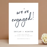 "Funky Names" - Save the Dates in Navy by Phrosné Barwood - Front
