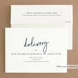 "Funky Names" - Save the Dates in Navy by Phrosné Barwood - FREE Recipient Addressing