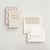 "Booked" - Save the Dates in Ink by Mere Paper - Assembled