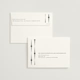 "Booked" - Save the Dates in Ink by Mere Paper - FREE Recipient Addressing