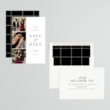 "Spaced" - Save the Dates in Tuxedo by Ashley Rosenbaum - Assembled