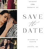 "Spaced" - Save the Dates in Tuxedo by Ashley Rosenbaum - Detail