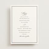 "Overlapping" - Save the Dates in Noir by Amy Kross - Front