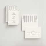 "Overlapping" - Save the Dates in Noir by Amy Kross - Assembled