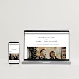 "Overlapping" - Save the Dates in Noir by Amy Kross - FREE Wedding Website