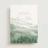 "Over the mountains" - Save the Dates in Fern by Helen Halik - Front