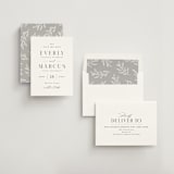 "Everly" - Save the Dates in Snow by Hooray Creative - Assembled