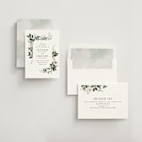 "Grove" - Save the Dates in Meadow by Everett Paper Goods - Assembled