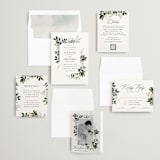 "Grove" - Save the Dates in Meadow by Everett Paper Goods - Matching Invitation Suite
