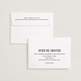 "Free Drinks" - Save the Dates in Pearl by Jennifer Lew - FREE Recipient Addressing