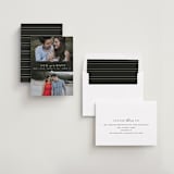 "Liebe" - Save the Dates in Charcoal by Carly Reed Walker - Assembled