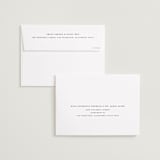 "Minimal Message" - Save the Dates in Cloud by Lindsay Megahed - FREE Recipient Addressing