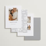 "Whispers" - Save the Dates in Stone by JeAnna Casper - Back of Card Options
