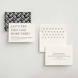 "Bad Dancing" - Save the Dates in Dove by Amy Payne - Assembled