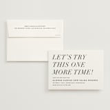 "Bad Dancing" - Save the Dates in Dove by Amy Payne - Save the Date with Envelope