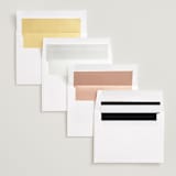 "Baseline" - Save the Dates in Midnight by Alethia Frye - Envelope Liner Options