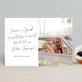 "Palm Springs" - Save the Dates in Onyx by Sarah Curry - Front
