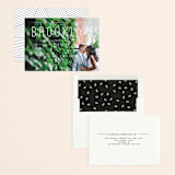 "Meet us" - Save the Dates in Linen by Pixel and Hank - Assembled