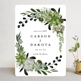 "Agave & Greens" - Save the Dates in Frosting by Susan Moyal - Front