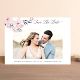 "beautifully painted" - Save the Dates in Blush by Qing Ji - Front